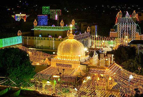 This image depicts Ajmer restricted-license cab with a beautiful view.