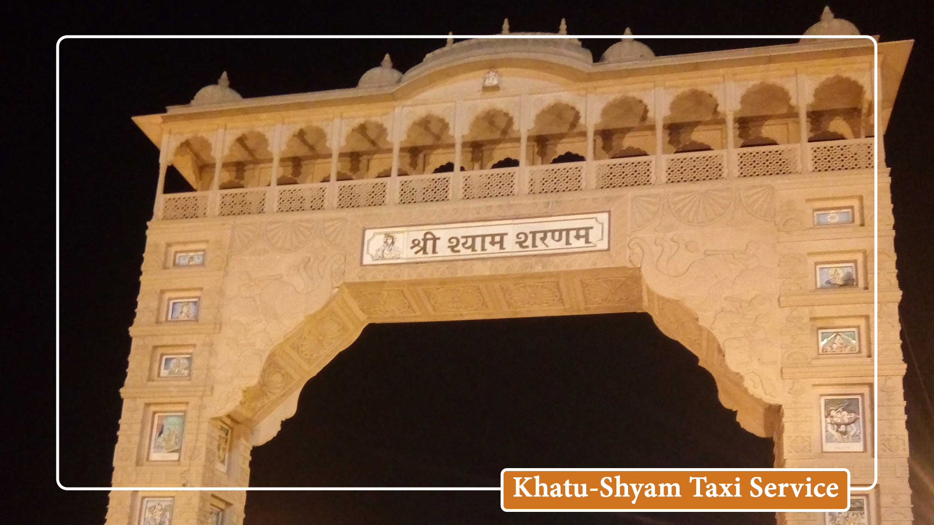 This image shows Jaipur to Khatu Shyamji Taxi service with beautiful view of Khatu Shyam Gate.>
              </div>
            </div>
          </div>
        </div>
      </section>

       <section class=